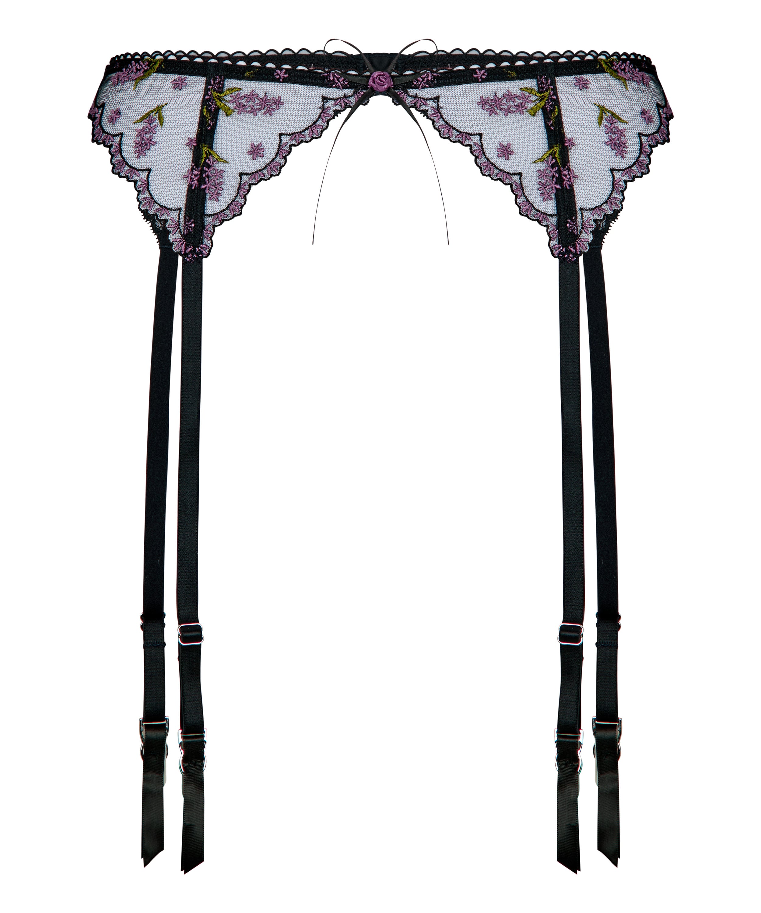 Suspender Iris, Black, main