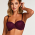 Tracey Padded Strapless Underwired Bra, Purple