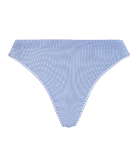 Dianne High Leg Thong, Blue