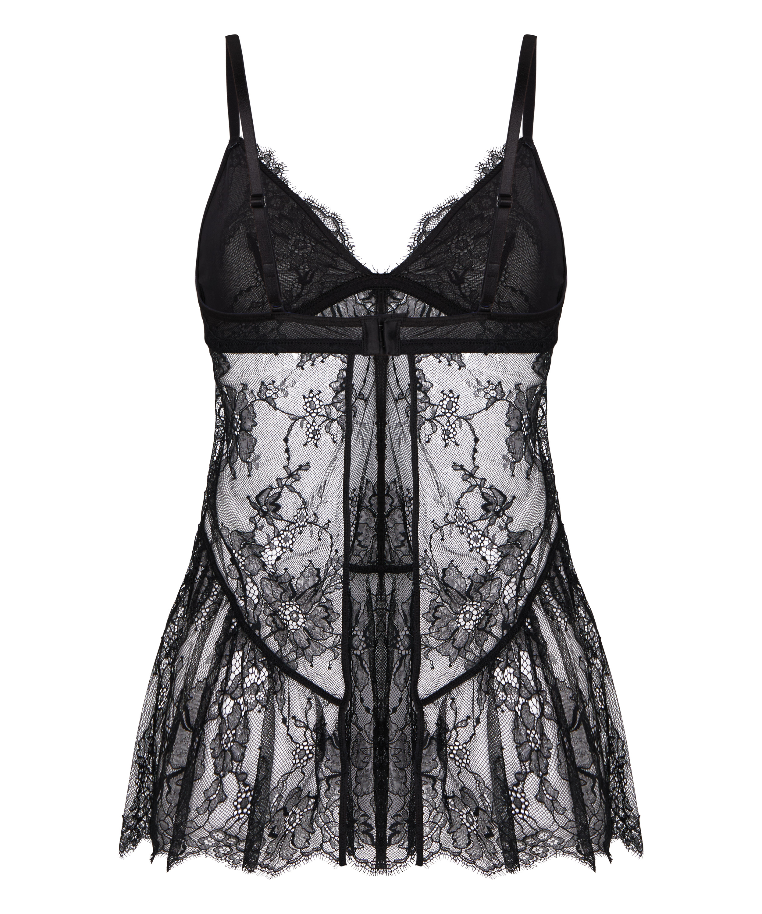 Babydoll Cecilia, Black, main