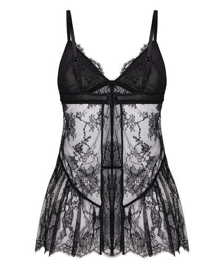 Babydoll Cecilia, Black