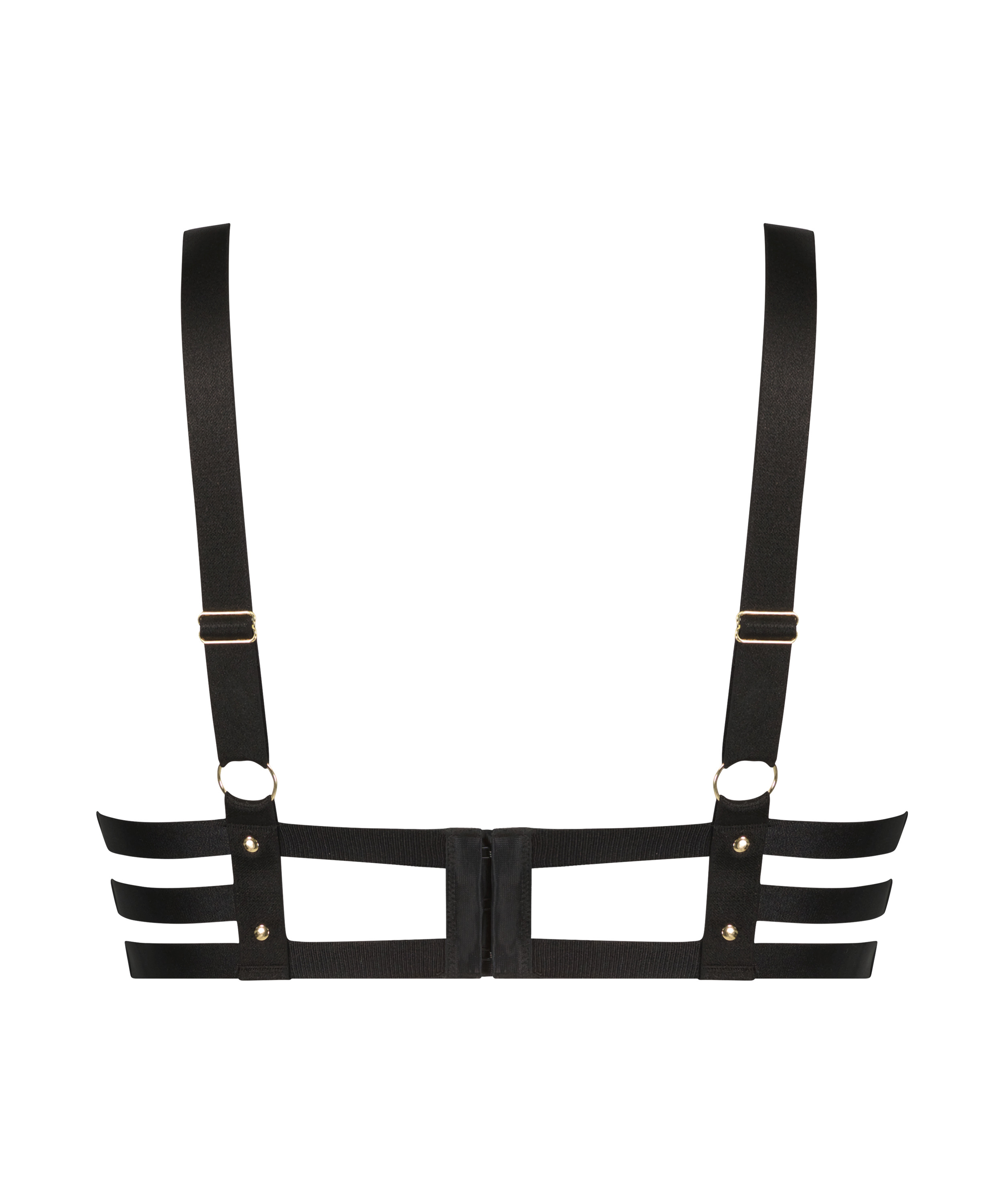 Shadow padded push-up underwired bra, Black, main