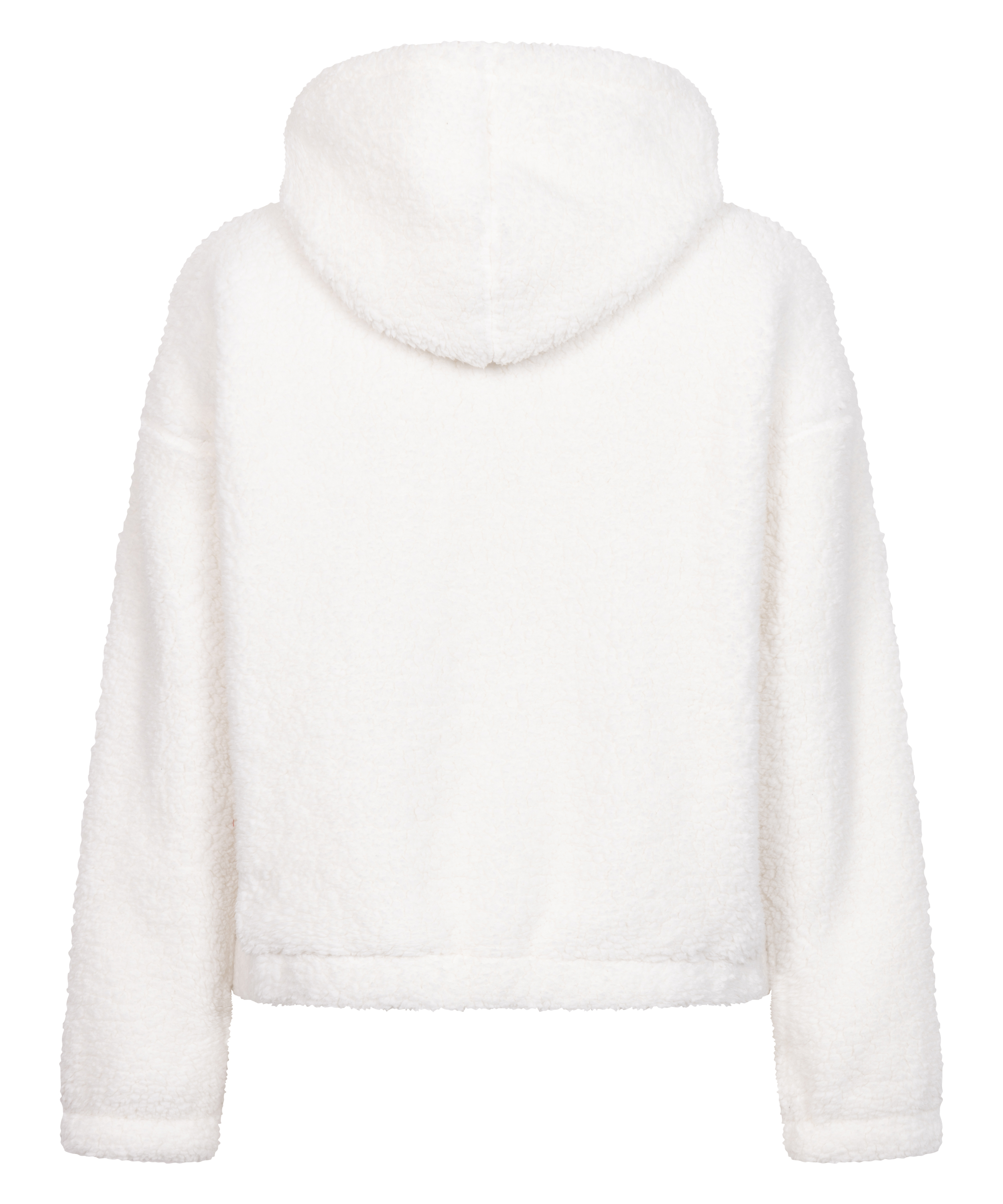 Snuggle Hoodie Fleece, White, main