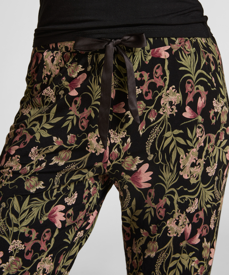 Jersey Pyjama Pants, Black