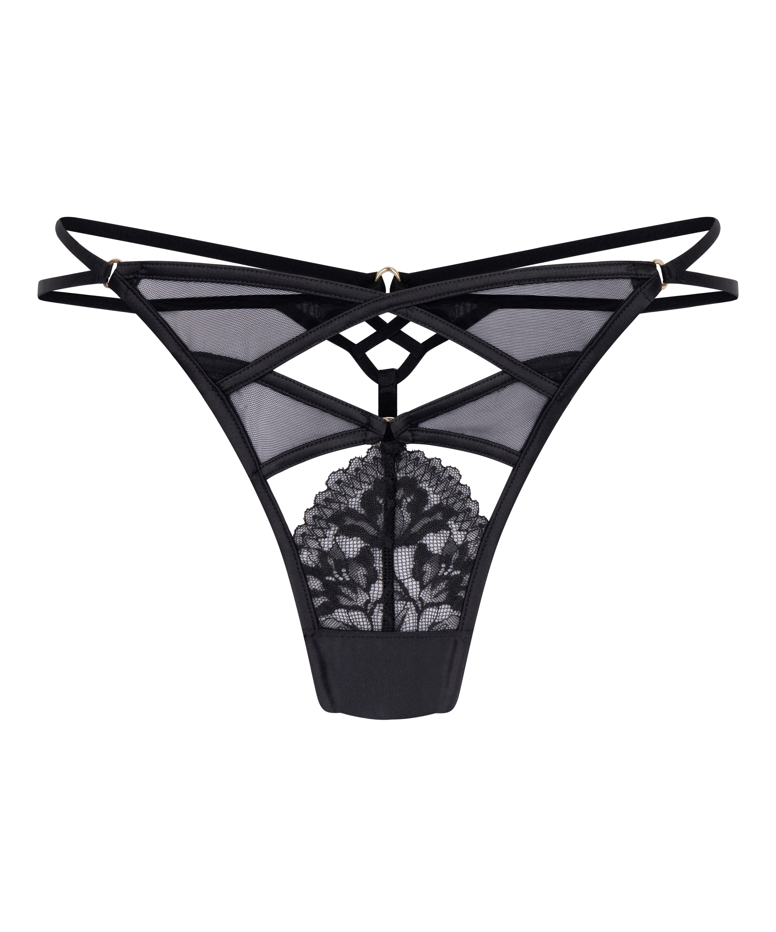 Amel Highleg Thong , Black, main
