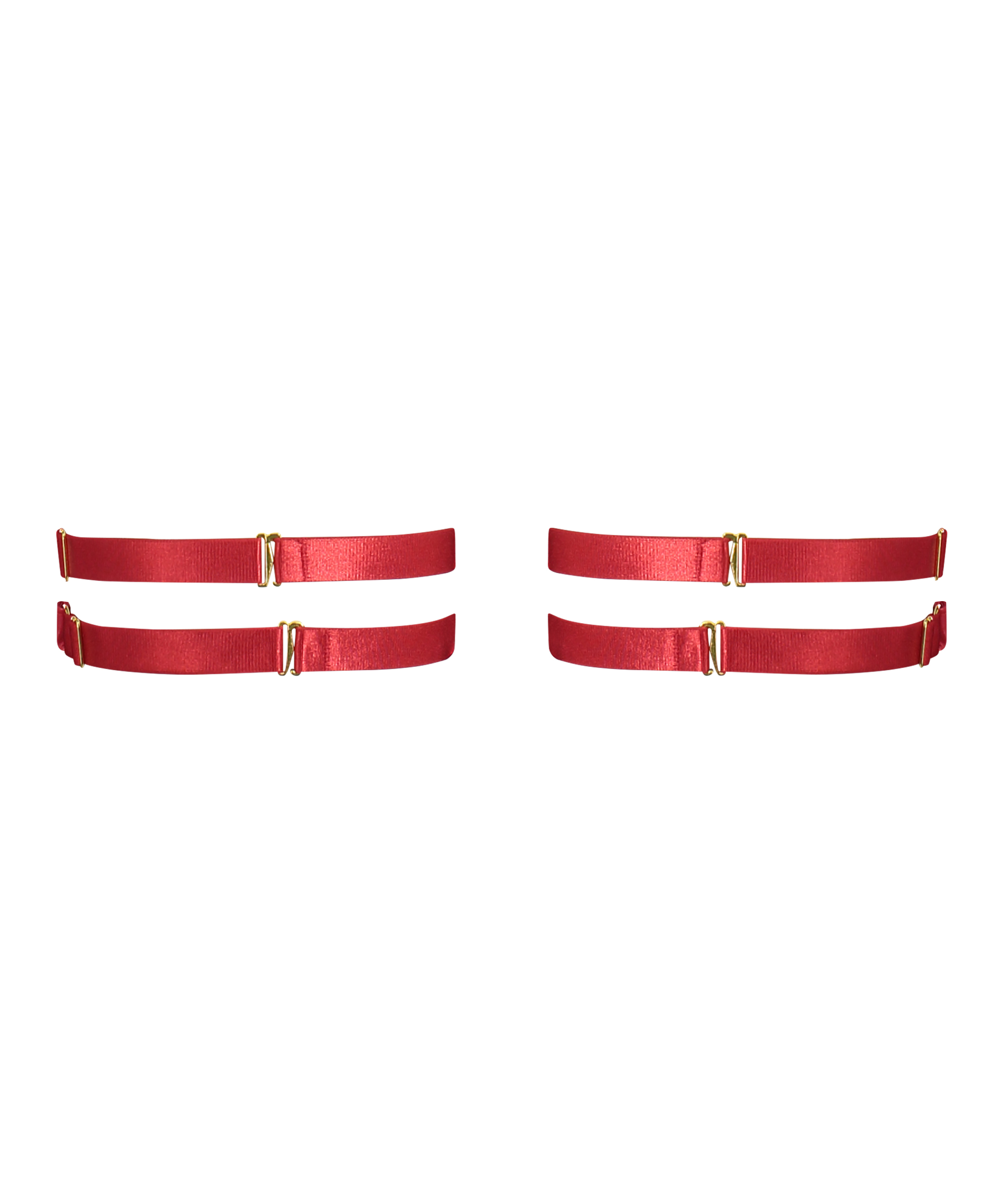 Private Heart Hold Up Suspenders, Red, main