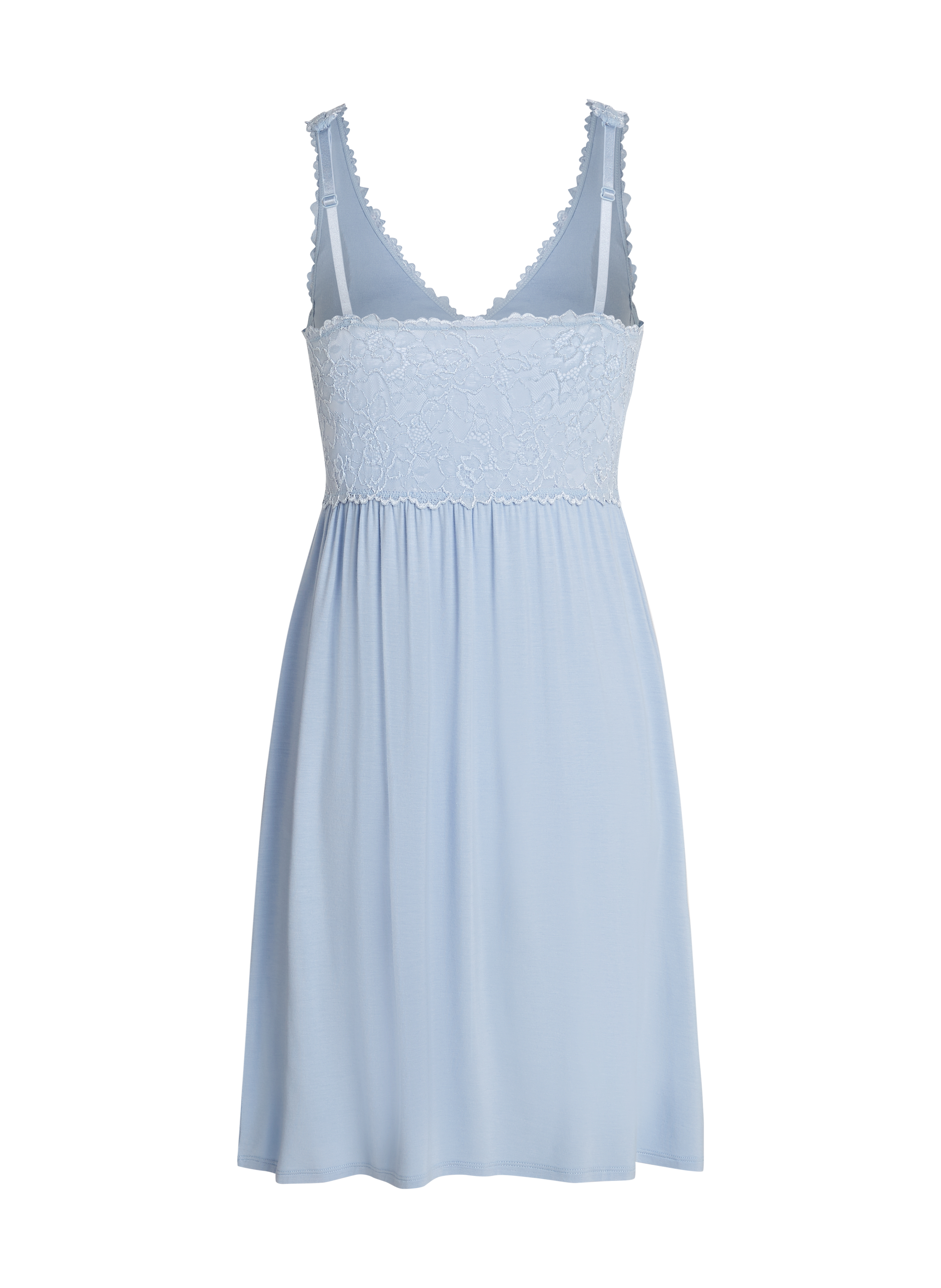Nora Lace Slip Dress, Blue, main