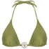 Yucatan Triangle Bikini Top, Green