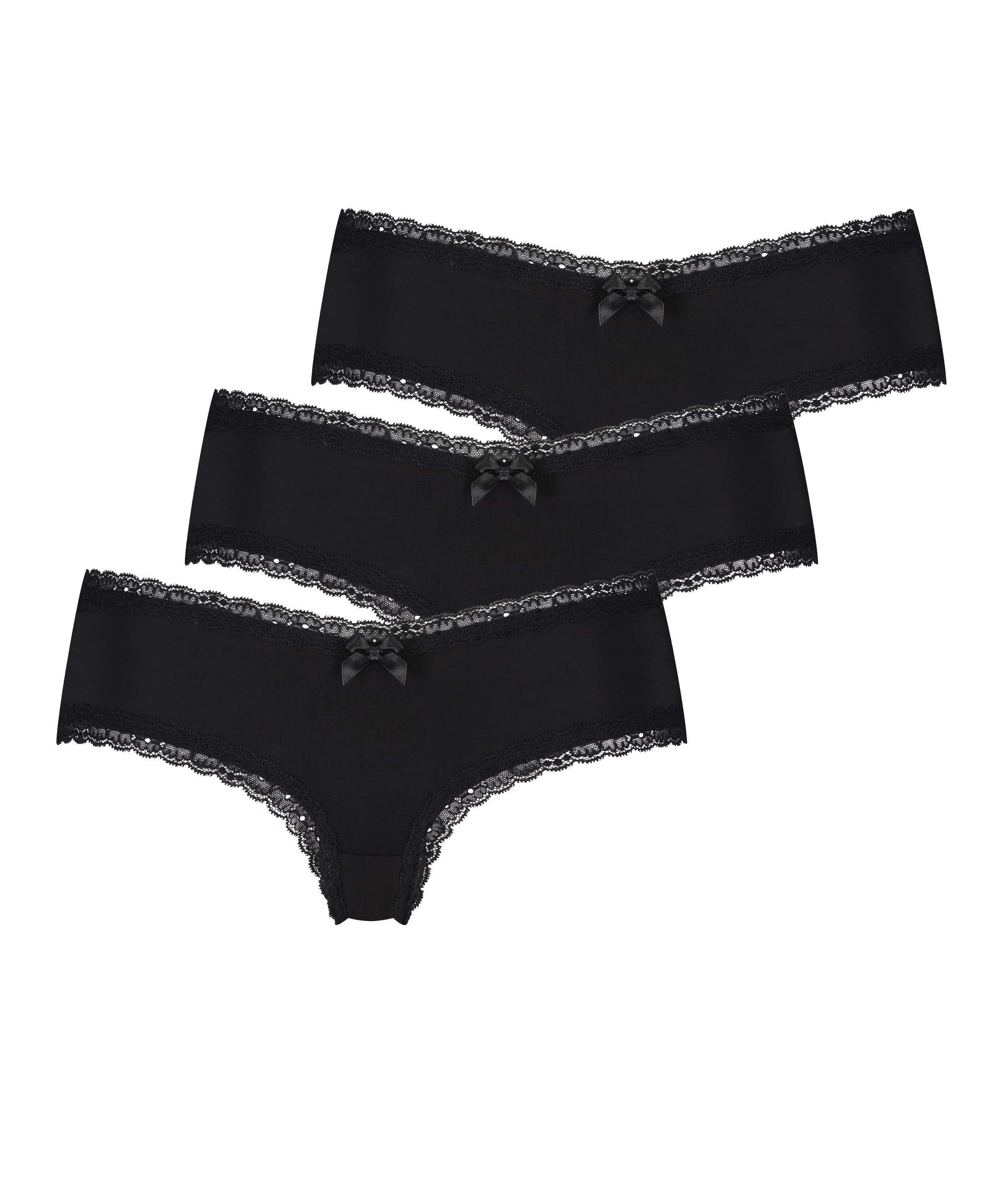 3-Pack London Brazilian, Black, main