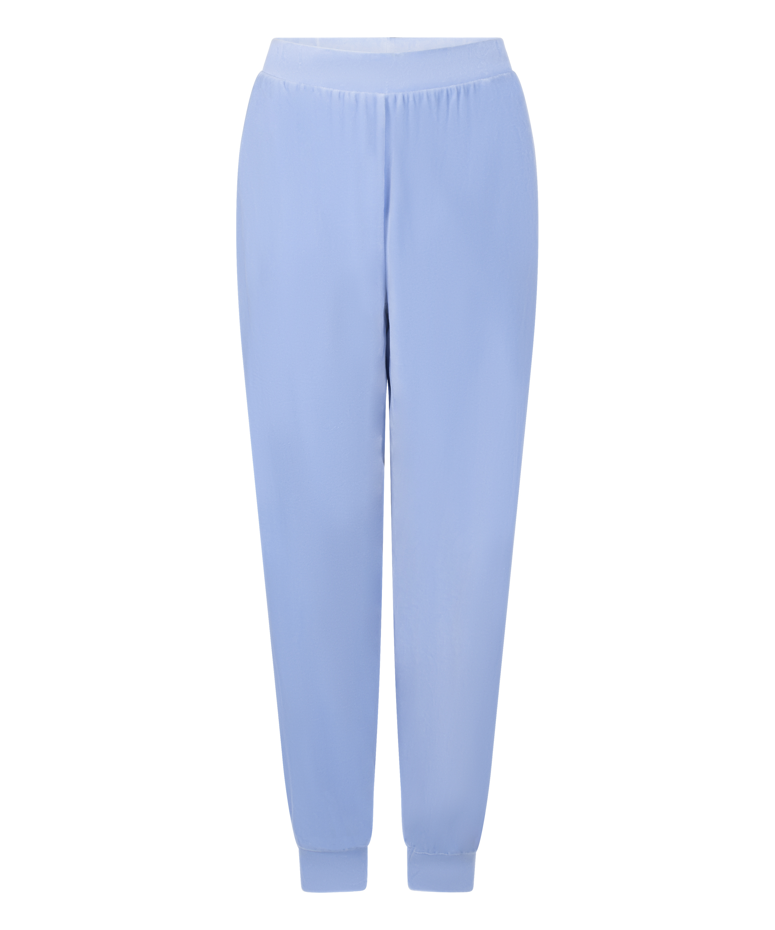 Velours Jogging Pants, Blue, main