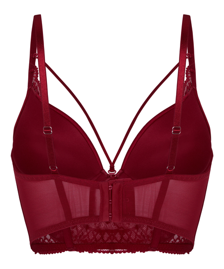 Push-Up Longline Bra Tosca, Red