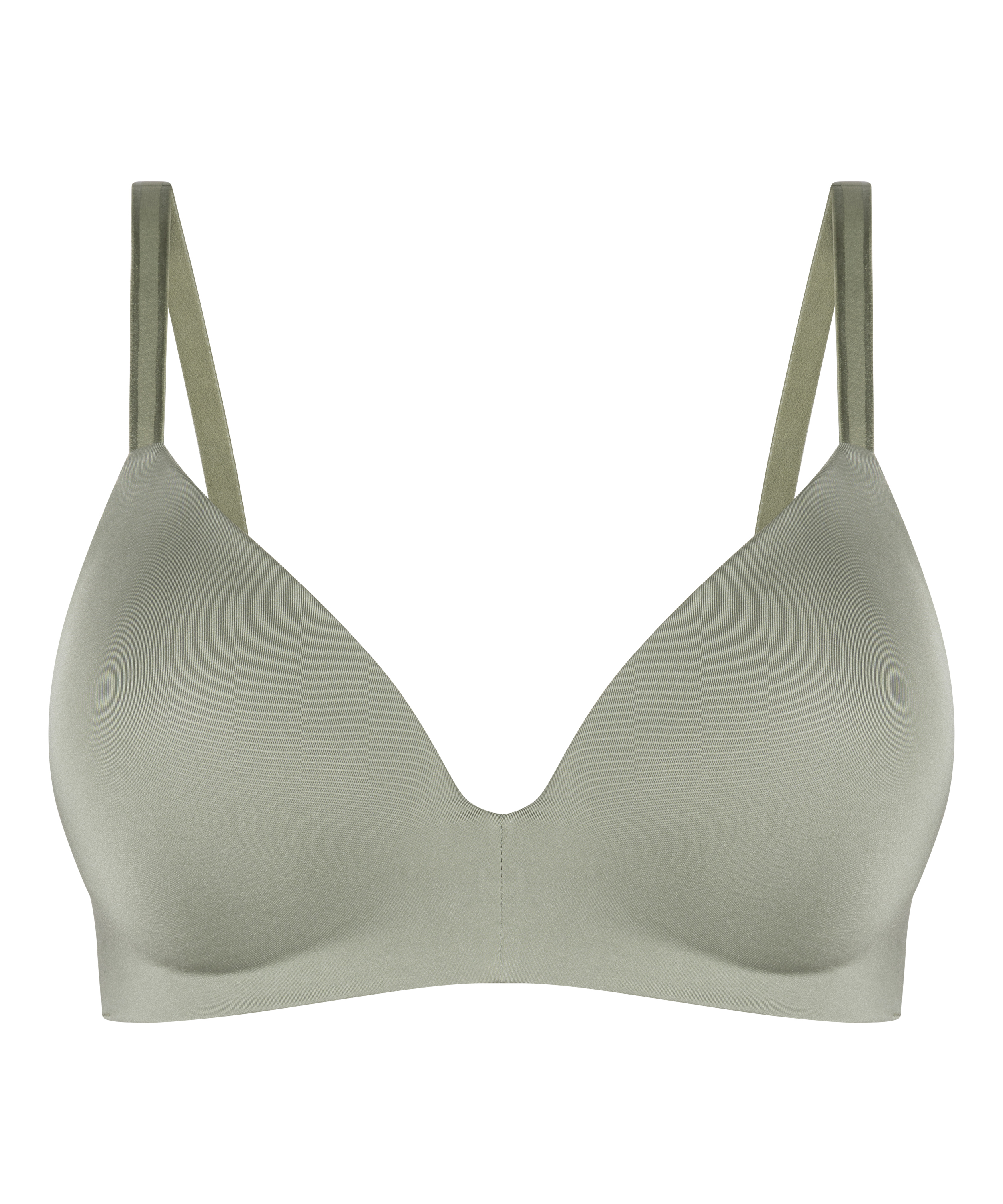 Mona padded non-underwired bra, Green, main