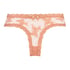 V-shaped Brazilian knickers mesh, Pink