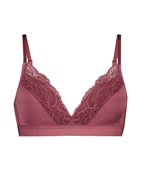 Sophie Padded Non-Underwired Bra, Red
