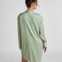 Shirtdress Satin Ayla, Green