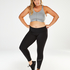 HKMX Run Baby Run Regular Waist Leggings, Black