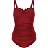 Scallop swimsuit, Red