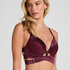 Colette Padded Underwired Longline Push-Up Bra, Purple