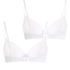 2-Pack Padded Underwired Bra, White