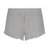 Rib Button Short, Gray