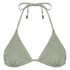 Giselle Triangle Bikini Top, Green