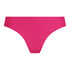 Lace Back Invisible Thong, Pink
