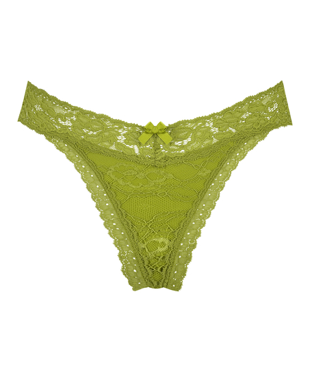 Madison Extra Low Thong, Green