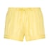 Satin pyjama shorts, Yellow
