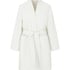 Waffle Bathrobe, White