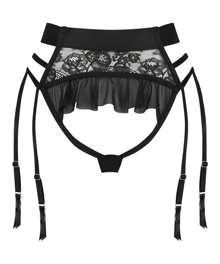 Ellen Maid High Leg Brazilian, Black