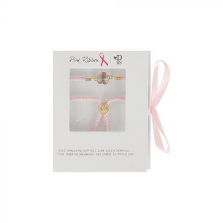 Bracelet Pink Ribbon, Pink