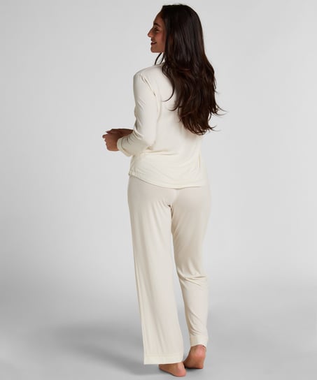 Essential Jersey Long-Sleeved Jacket, White