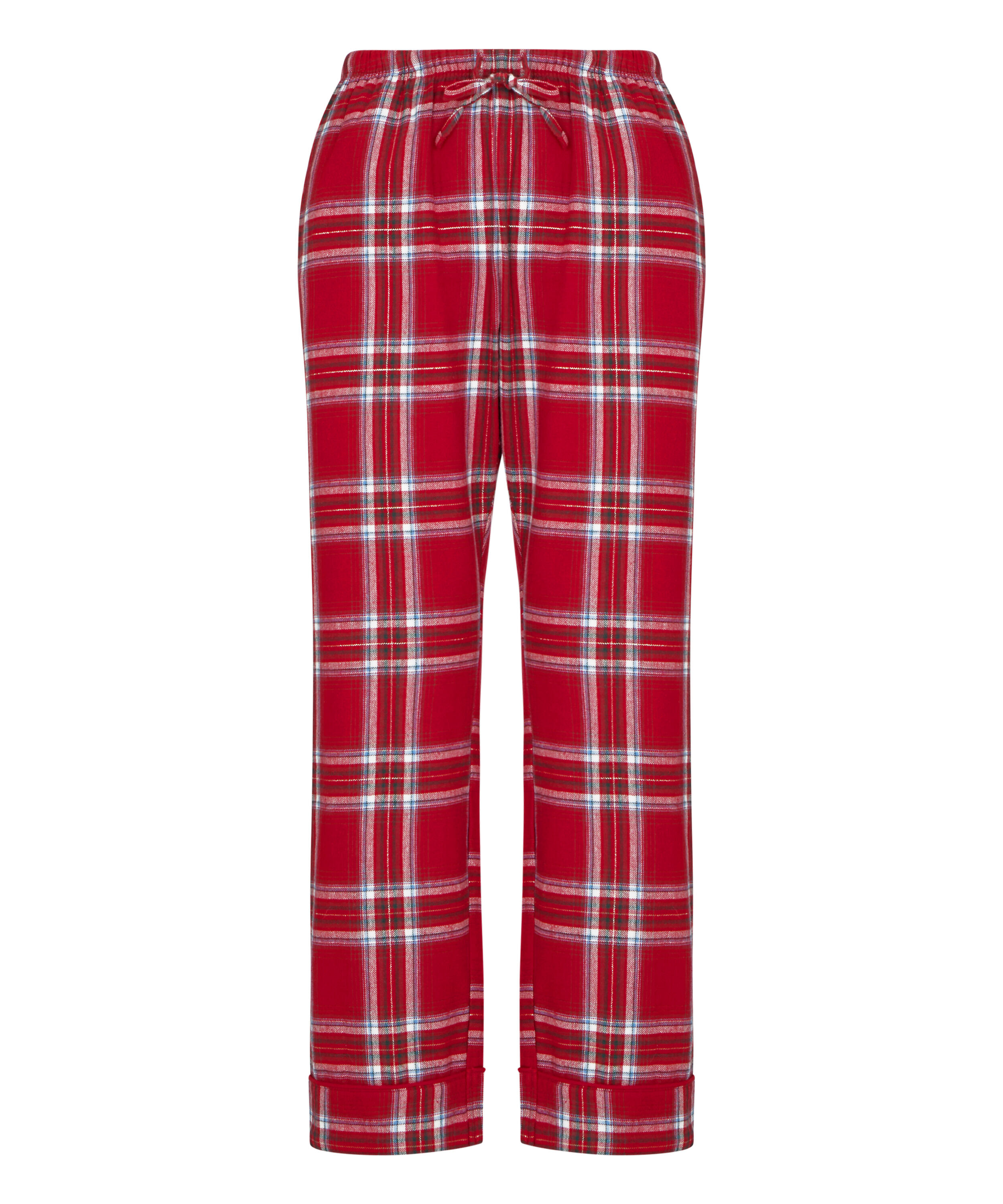 Flannel Pyjama Pants, Red