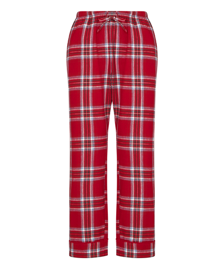 Flannel Pyjama Pants, Red