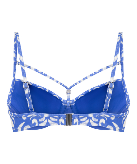 Cancun Padded Bikinitop, Blue