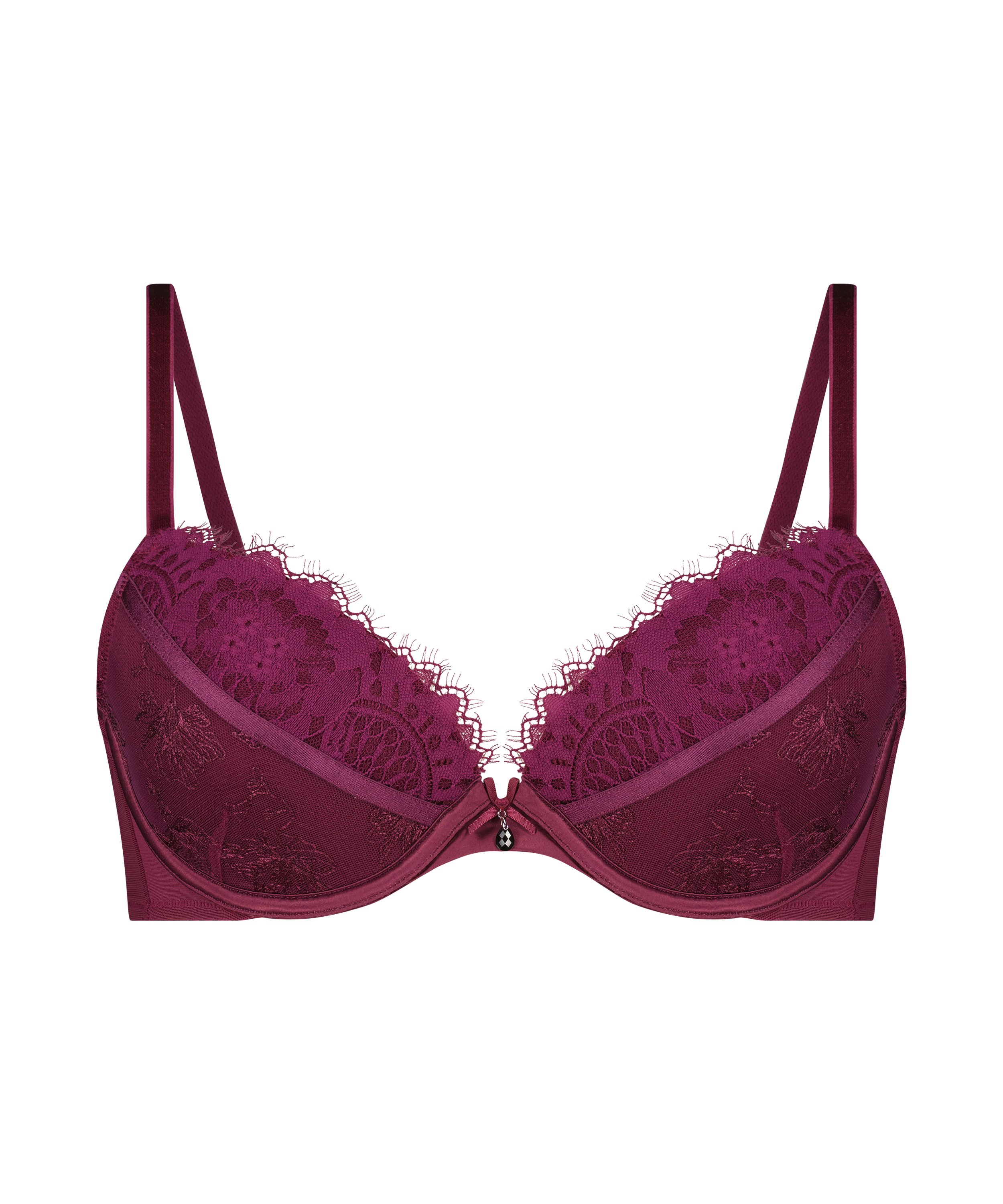 Sia Padded Underwired Bra, Purple, main