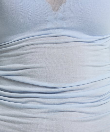 super soft Boatneck shirt with Cashmere, Blue