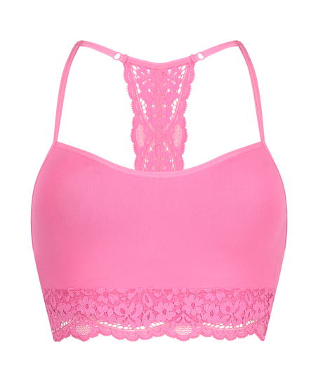Marine seamless bralette, Pink