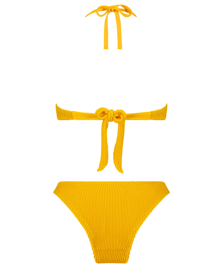 Crinkle Bikini Set, Yellow