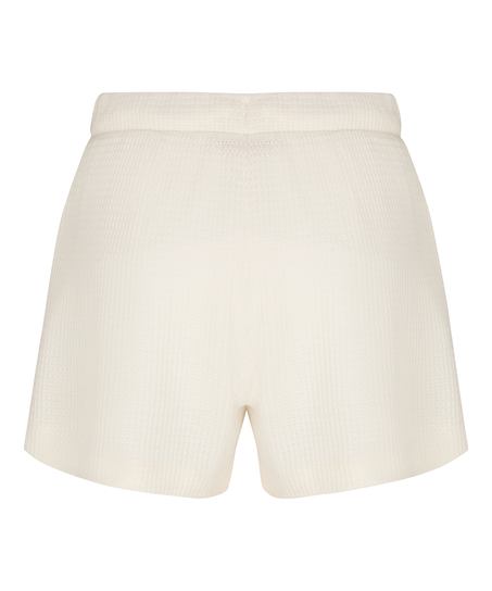 Short Waffle Sloane, White