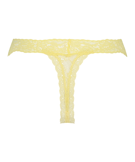 Madison Extra Low Thong, Yellow