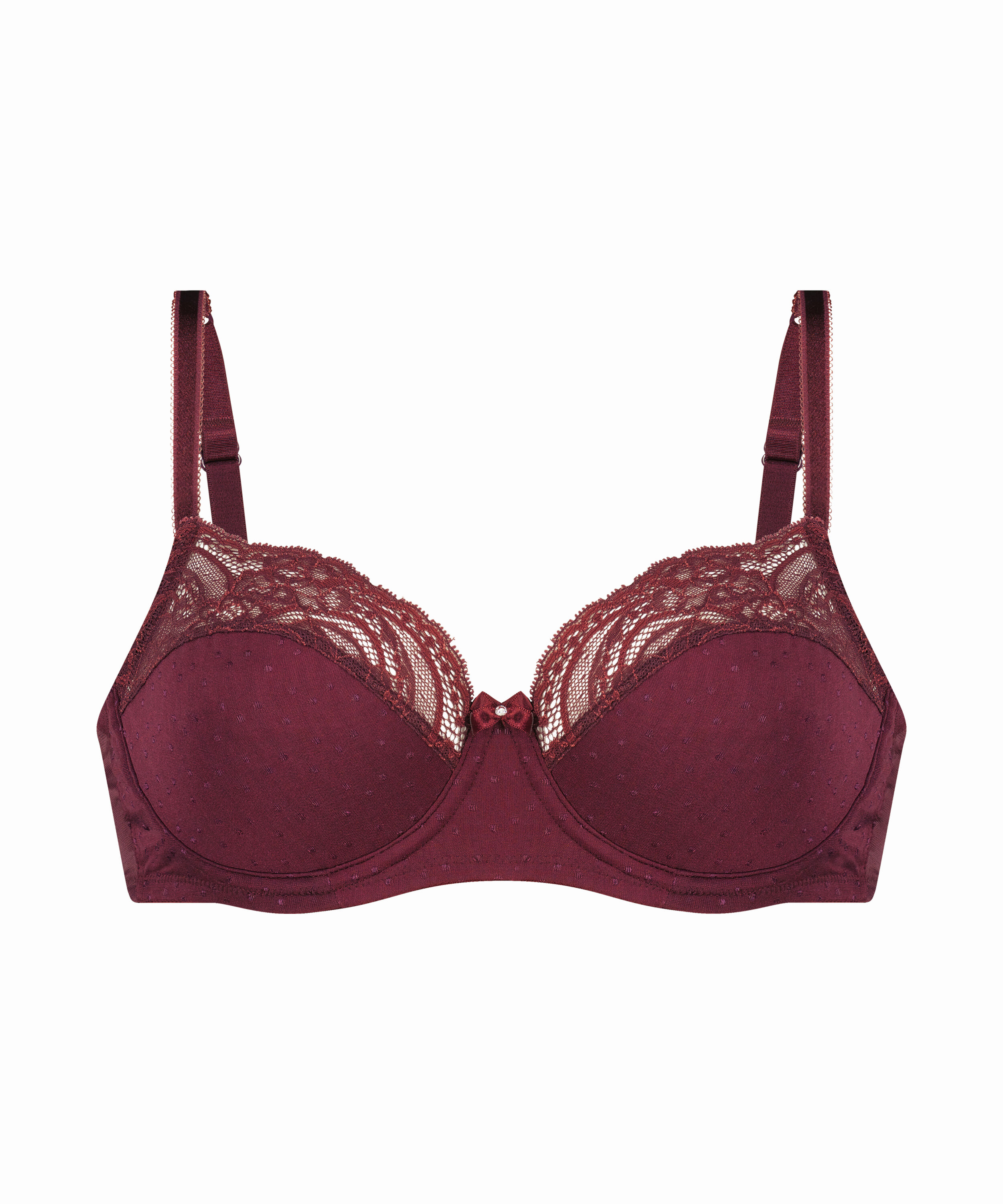 Sophie Non-Padded Underwired Bra, Red