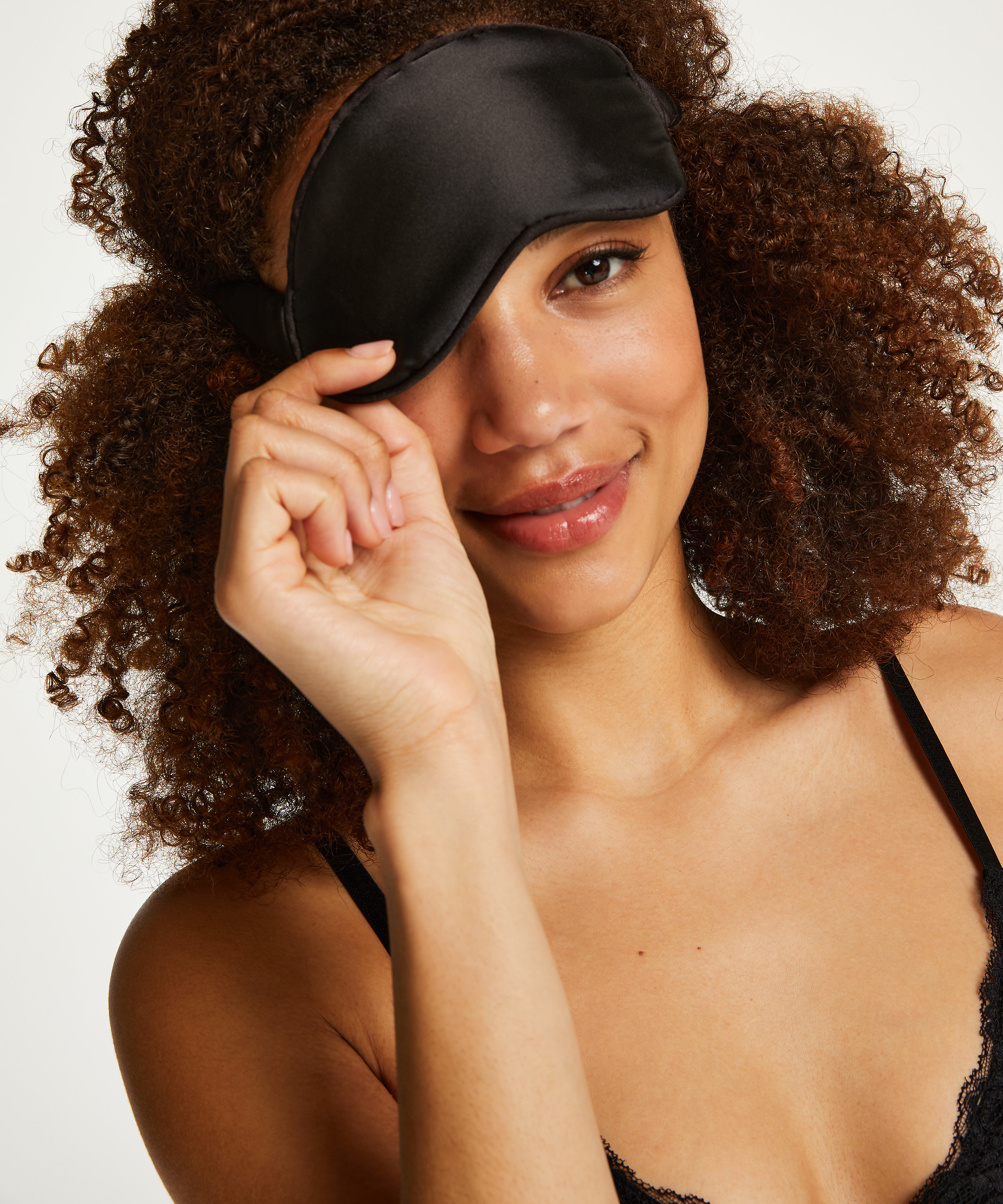 Sleep mask, Black, main
