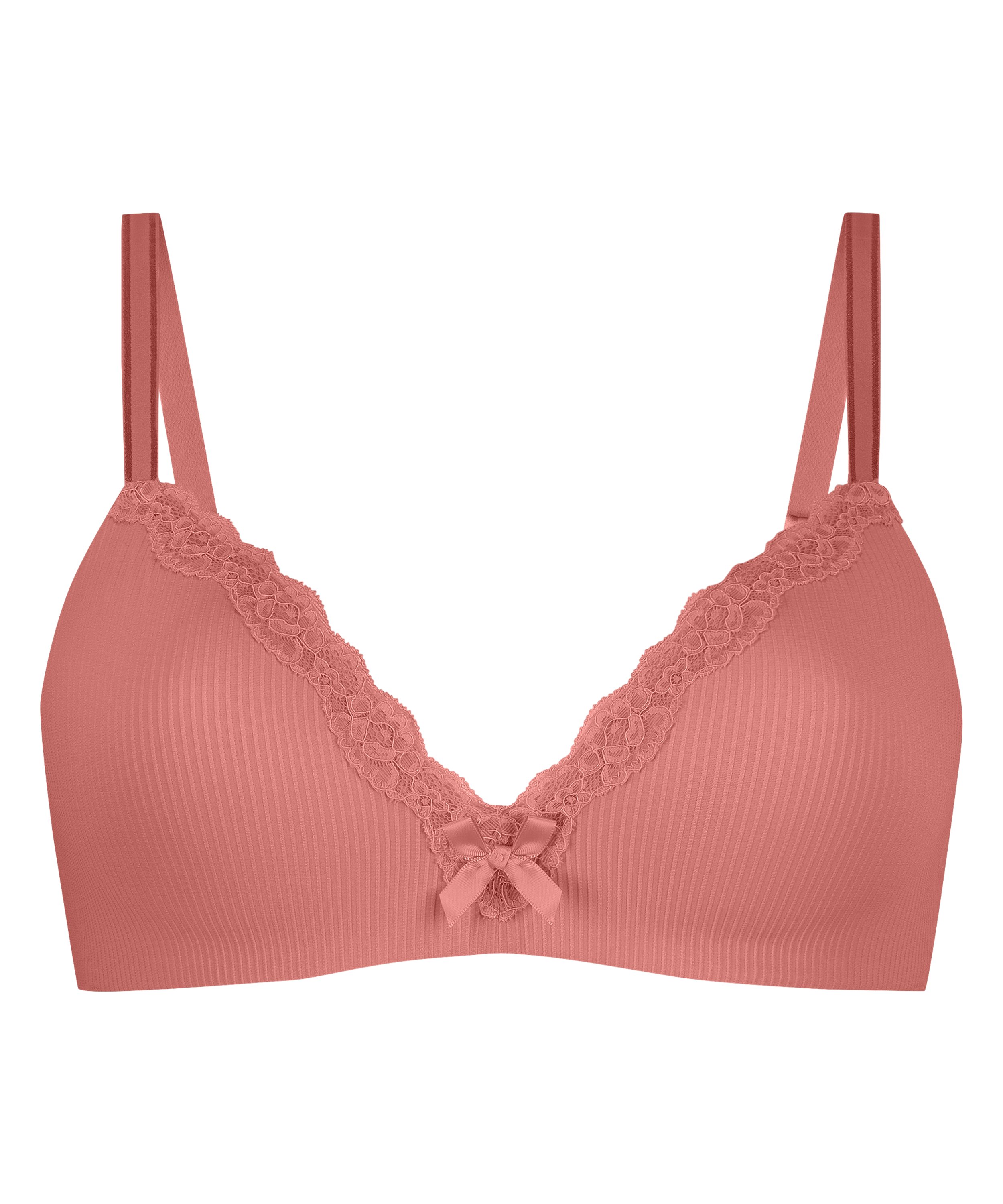 Lola Padded Non-Wired Bra, Pink, main