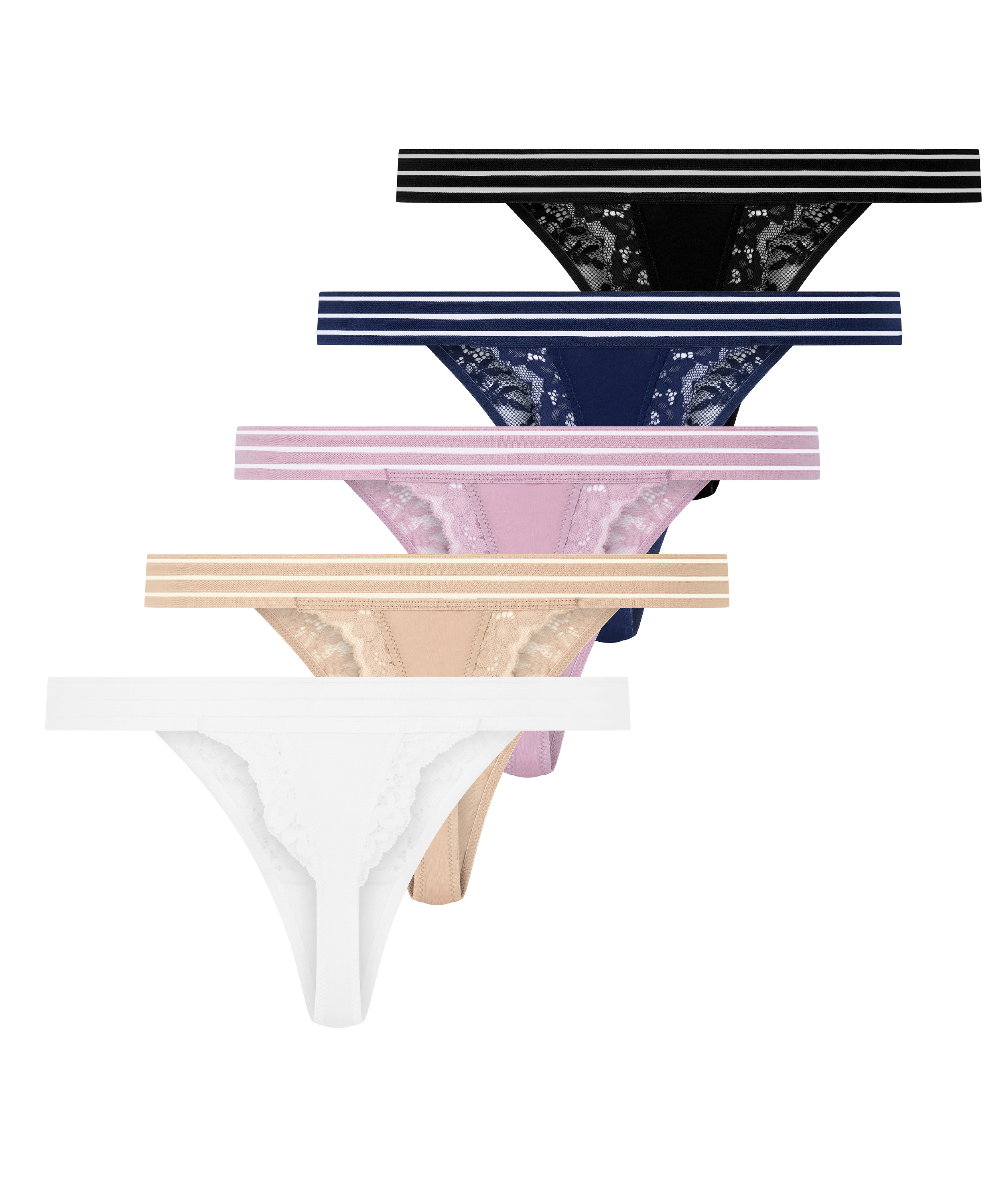 5-pack Sully Thong, Blue, main