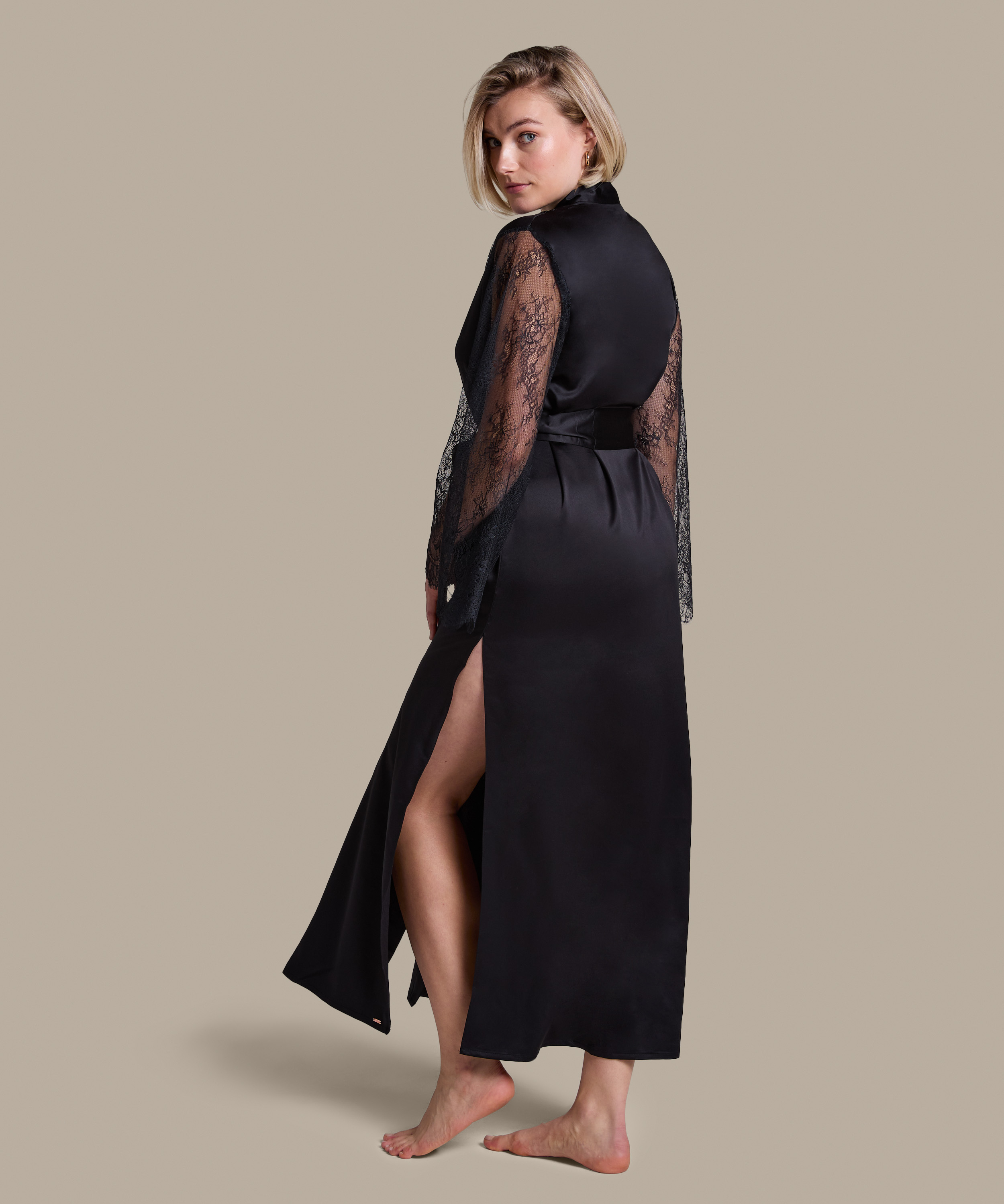 Camille Kimono, Black, main