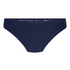 Lace Back Invisible Thong, Blue