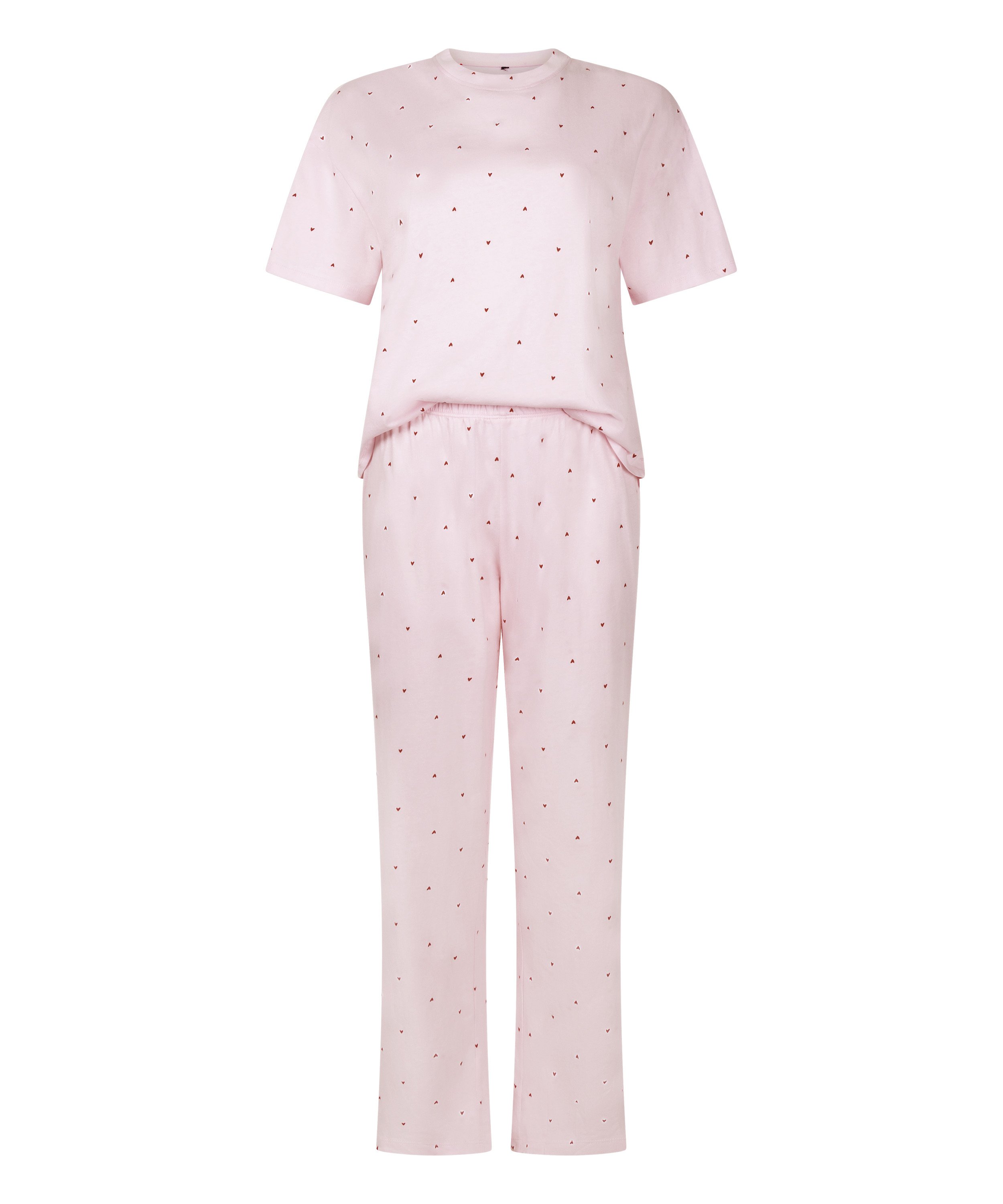 Pyjama Set Cotton Print, Pink, main