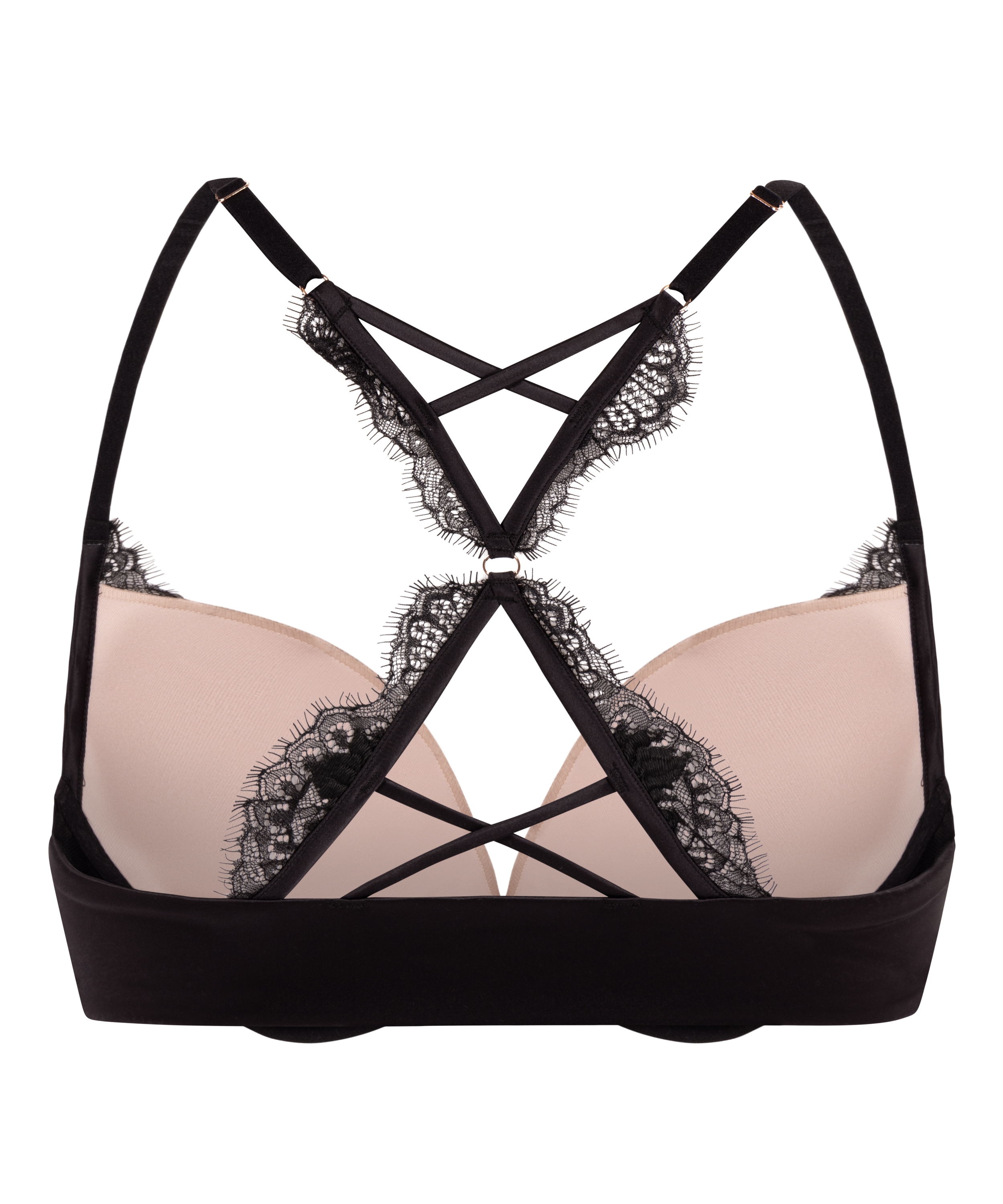Cynthia Padded Underwired Bra, Black, main
