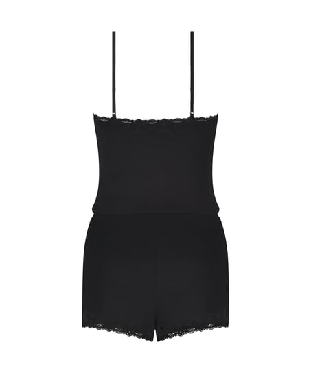Cami Short Pyjama Set, Black